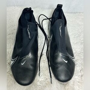 NIKE VAPOR EDGE PRO 360 FOOTBALL CLEATS  BLACK WHITE MENS A08277-001 - SIZE‎ 12